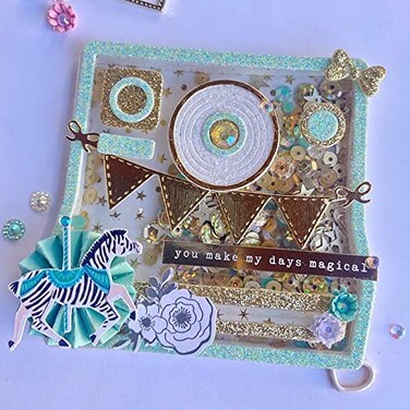 KSCRAFT Camera Shaker Metal Cutting Dies Stencils for DIY Scrapbooking Decorative Embossing DIY Paper Card