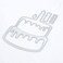 KSCRAFT Cute Cake Shaker Metal Cutting Dies Stencils for DIY Scrapbooking/Photo Album Decorative Embossing DIY Paper Cards