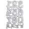 Number Letter Metallic Cutting Dies, Metal Embossing Stencils for DIY Scrapbooking Photo Album Decorative DIY Paper Cards Making Gift