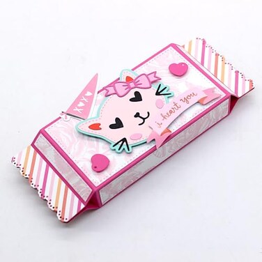 KSCRAFT Chocolate Favor Box Metal Cutting Dies Stencils for DIY Scrapbooking Decorative Embossing DIY Paper Card