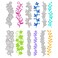 GLOBLELAND Flower Lace Metal Cutting Dies Maple Leaves Vines Leaves Pattern Template s for DIY Scrapbooking Greeting Cards Making Album Envelope Decoration,Matte Platinum