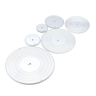 KSCRAFT 3 Sizes Discs Metal Cutting Dies Stencils for DIY Scrapbooking Decorative Embossing DIY Paper Cards