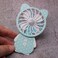 KSCRAFT Cute Fan Shaker Metal Cutting Dies Stencils for DIY Scrapbooking Decorative Embossing DIY Paper Card