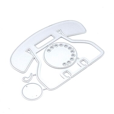 KSCRAFT Desk Phone Memory Dex Metal Cutting Dies Stencils for DIY Scrapbooking/Photo Album Decorative Embossing DIY Paper Cards