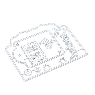 KSCRAFT Elegant Frame Memory Dex Metal Cutting Dies Stencils for DIY Scrapbooking/Photo Album Decorative Embossing DIY Paper Cards