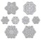 Cutting Dies Metal, 8 pcs Flower Embossing Stencils for DIY Scrapbooking Photo Album Decorative DIY Paper Cards Making Gift, Metallic Die Cut
