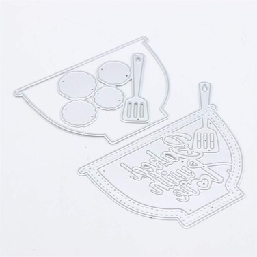 KSCRAFT Baked with Love Bowl Shaker Metal Cutting Dies Stencils for DIY Scrapbooking/Photo Album Decorative Embossing DIY Paper Cards