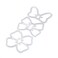KSCRAFT Cute Bow Shakers Metal Cutting Dies Stencils for DIY Scrapbooking/Photo Album Decorative Embossing DIY Paper Cards