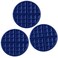 Kaiihome Silicone Kitchen Trivets Pot Holders Round Waffle Hot Pads Plate Holder &acirc;&euro;&ldquo; Set of 3 (Blue)
