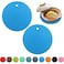 Silicone Trivets for Hot Pots and Pans, 2 Pcs Silicone Hot Pads for Kitchen, Trivets for Hot Dishes, Heat Resistant, Non-Slip Silicone Trivets for Countertops, Dishwasher Safe, Blue