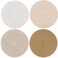 ME.FAN Trivets/Potholders 4 Set Cotton Thread Weave Trivets for for Hot Pots and Pans - Large Coasters/Hot Pads/Hot Mats to Protect Desktop &amp; Countertop - 7 Inch - Mix 2