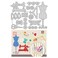 GLOBLELAND Sewing Machine Metal Cutting Dies Cloth Hanger Die Cuts for DIY Scrapbooking Festival Birthday Wedding Cards Making Album Envelope Decoration,Matte Platinum