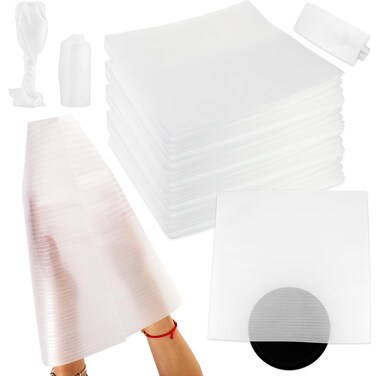 Windyun Moving Supplies, Cushion Foam Pouches, Packing Supplies for Moving, Packing, Transportation and Storage, Foam pouches for Packing Dishes, Glasses, Cups(100 Pcs,16 x 16 Inch)