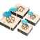 Leather Cutting Die,4 Pcs Flower Shape Leather Die Cutter Tool,Cutting Mold for DIY Leather Crafts