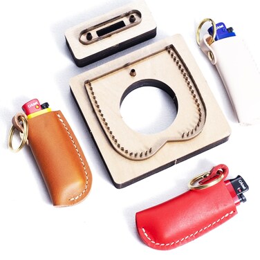 Leather Cutting Die,Leather Lighter Locators Cutting Mold for DIY Leather Crafts Lighter case
