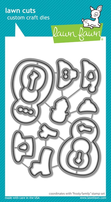 Lawn Fawn LF3505 Frosty Family Lawn Cuts Dies