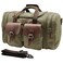 Wildroad 50L Travel Duffel Bag, Expandable Canvas Genuine Leather Duffle Bag Upgraded Overnight Weekender Bag Carry on Bag