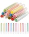 NewFamily Dustless Chalk for Kids, Colored Sidewalk Chalk With Holder,Non-Toxic Washable Toddlers Chalks Drawing Writing for Outdoor Art Play,Blackboard(12 Pcs)