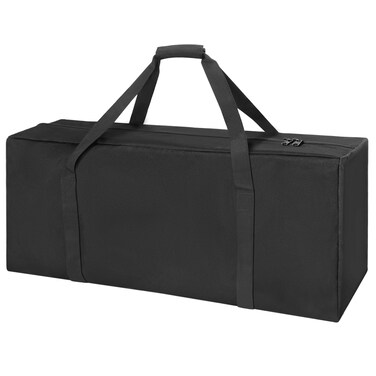 COOLBEBE 32" Sports Duffle Bag - 73L Large Travel Duffel Luggage Bag with Upgrade 2-way Lockable Zippers, Sturdy &amp; Water Resistant, Black