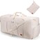 100L Travel Duffle Bag for Men and Women, Urtala 32&acirc;&euro; Large Duffle Bag for Traveling with Shoe Compartment, Foldable Duffel Bag Water &amp; Tear Resistant (Beige)