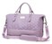 Kinmac Women's Travel Duffel Bag,Sports Gym Yoga Duffel Bag Weekender Overnight Totes Bag (Purple Embroider)