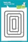 Lawn Fawn LF3522 Small Stitched Rounded Rectangle Stackables Dies