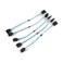 MITXPC 5 Pieces of 8" inches (20cm) Ultra Thin Straight to Straight SATA Cable