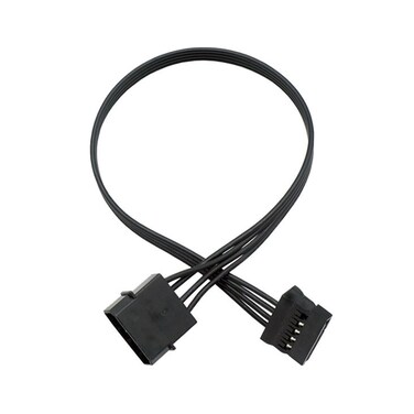 RUITEXUN Molex IDE 4-Pin Male to 15-Pin Female SATA Power Converter Extension Adapter Cable for Computer Hard Drive HDD SSD