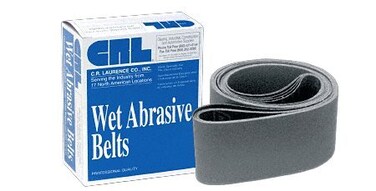 CRL 4" x 106" 220 Grit Wet-Dry Abrasive Belts - 5 pack