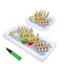 AUOXIOUYM 2PCS Inflatable Ice Buffet Bar Food Drink Holder Cooler Containers Ice Buffet Salad Serving Trays Food Cooler for Parties Buffets Inflatable Ice Serving Bar for Indoors and Outdoors