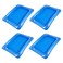 DOITOOL 4PACK Inflatable Ice Serving Bar Coolers for Parties, Ice Serving Buffet Salad Ice Tray Food Drink Containers, BBQ Picnic Pool Party Supplies Inflatable Cooler, 60X45cm