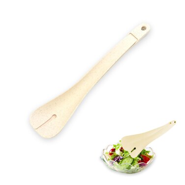 YAFIYGI Salad Tongs for Serving Set Plastic Servers Dishwasher Safe Tongs Nesting Tongs Mixing Spoons Handy Tossers for Utensils for Serving Tossing Salads Kitchen Buffet Party Catering Supplies