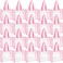 Paterr 20 Pack Plastic Clear Tote Bags 10 x 10 x 4 Inch Stadium Approved Gift Bag with Handles for Women Sports Work Travel (Pink)