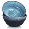 STE-CER 60 oz Large Ceramic Soup Bowl,8.2 Inch Stoneware Serving Bowl for Salad,Pasta,Fruit,Popcorn,Kitchen Bowls Set of 2,Starry Blue