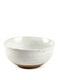 KuJaRen Mixing Bowl, Salad Bowl, Ceramic Serving Bowl, 9 inch Popcorn Bowl, Stoneware Bowl for Cooking Fruit Bowl, Handmade White Bowl, Microwave &amp; Dishwasher Safe
