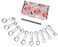 DISEN 10-Piece Metric Torque Wrench Adapter Set (10-19mm) - Chrome Vanadium Steel, 3/8-inch Square Drive Torque Adapter, Extension Rod Repair Tool, Color Box Packaging