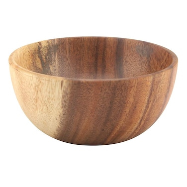 Wooden Bowl Wooden Bowl for Salad Soup Rice Hand Made Wooden Bowl Kitchen Utensils (16 * 7cm)