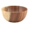 Wooden Bowl Wooden Bowl for Salad Soup Rice Hand Made Wooden Bowl Kitchen Utensils (16 * 7cm)