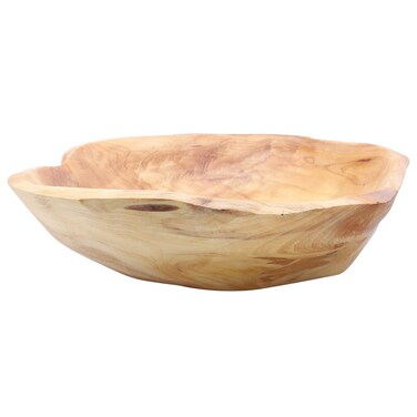 ARTIBETTER Irregular Wooden Bowls, Creative Wood Bowl Salad Bowl Wooden Fruit Dish Decorative Keys Bowls for Nut Jewelry Pine Cones Entryway Table Display