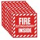10 PackFire Extinguisher Inside Label, Fire Extinguisher Inside Signs Stickers for Cars, Trailers, Rv's, Trucks and Vehicles, Self Adhesive Vinyl Safety Label 2.7X2.7 Inch