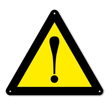 Yellow Caution Exclamation Point Sign - 8 Inch Triangle PVC Safety Sign - Premium PVC Sign For Workplace Warehouse Jobsite OSHA Regulation - Weather Proof Fade Resistant - Made In USA - PVC0019