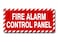 Fire Alarm Control Panel Sign 4.5 x 10 Inch 40 Mil Thick Aluminum Reflective Sign UV Protected Water Proof