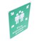 Fire Assembly Point Sign Aluminum Emergency Sign with Symbol and Text for Outdoor Use Parks and Gardens Directional Marking for Safety