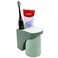 Magnetic Toothbrush Holder,sgzscl Flexible Wall Mounted Cup Water Drain Space Saving Storage Suction Organizer for Bathroom