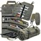 Tool Bags, Heavy Duty Tool Roll Up Bag for Men, Gifts for Men Dad Husband Him, 6-in-1 Detachable Tool Roll Bag with 3 Tool Pouch+1 Wrench Roll+2 Pockets, Compact Tool Box Organizer(Green)