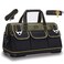 FASTECH 20-inch Wide Mouth Tool Bag with Water Proof Molded Base, Wide Mouth Tool Tote Bag, Waterproof Tool Organizer Bag for Men with Adjustable Shoulder Strap(No Bottom Shell)