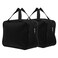 BLIRITEL Wide Mouth Tool Bag, Heavy Duty Oxford Car Air Pump Tool Bag, Large Capacity Electrician Tool Bag, Portable Tool Organizer Tote Bag for Storage Wrenches Pliers Nails (Black X 2pcs)