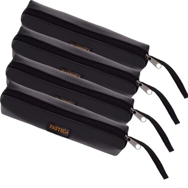 FASTECH 4-Pack Zipper Utility Tool Bag, Small Zipper Bags/Multi-Purpose Tool Pouch Tote Bags Storage Organizer for Screwdrivers, Pliers, Nut Drivers Gifts to Men/Women