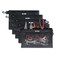 ELDA Tool Bag with Zipper Waterproof Organizer and Storage for Men Heavy Duty Tool Pouch Multi-Purpose Clip on Zipper Pouch Tote Bag,5pack