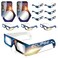 QONBINK Solar Eclipse Glasses Approved 2024, ISO &amp; CE Certified Eclipse Glasses 10 Pack + 2 Smartphone Photo Filter Lens, Safe Shades for Direct Sun Viewing
